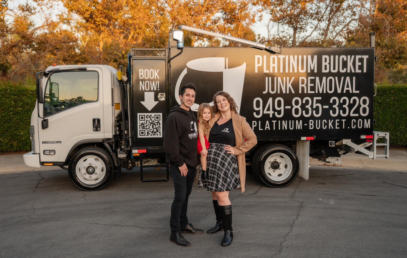 Platinum Bucket Family Platinum Bucket Junk Removal Family Photo